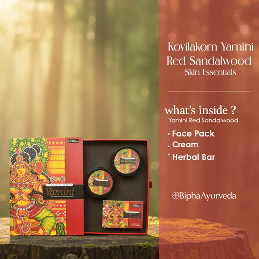 Kovilakom Yamini-Red Sandalwood Skin Essentials