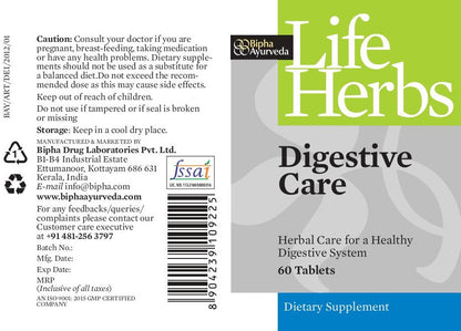 Digestive care Tablet - Herbal care for a healthy digestive system