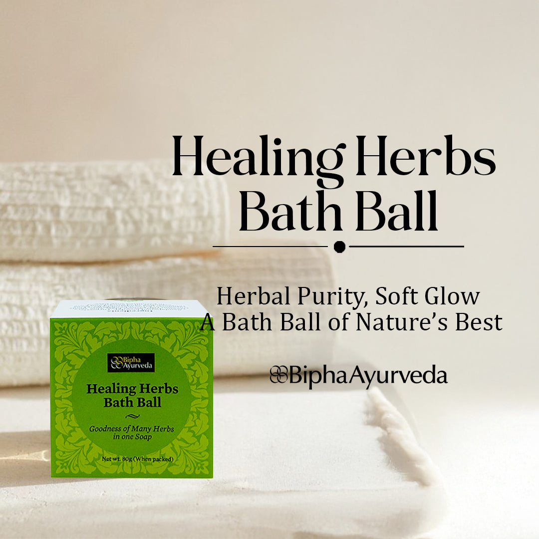 Herbal bath soap box with green front panel and white side, single unit