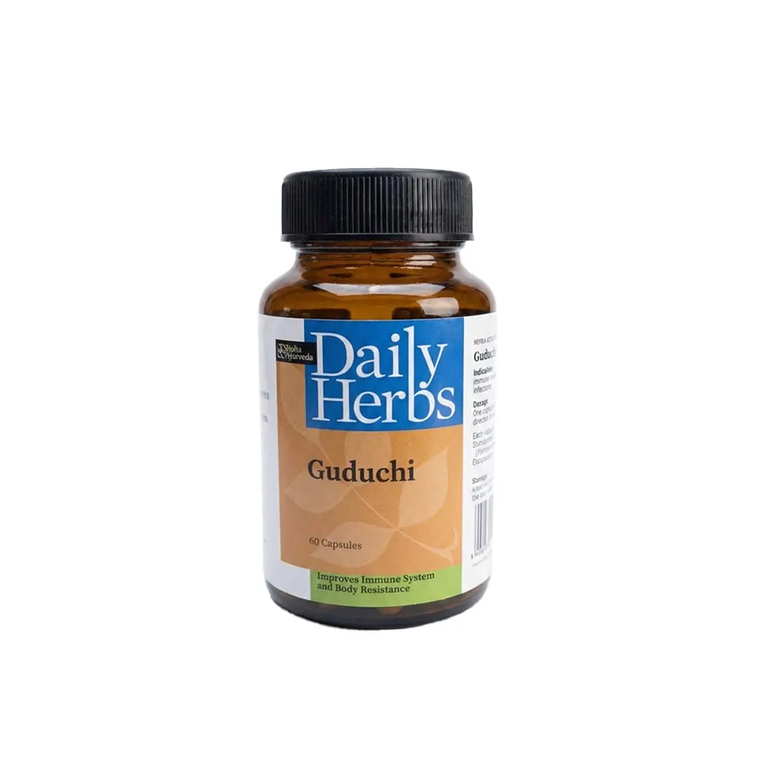 Guduchi (Tinospora cordifolia) – A powerful Ayurvedic Rasayana known to enhance vitality, boost immunity, and support healthy blood sugar levels naturally.