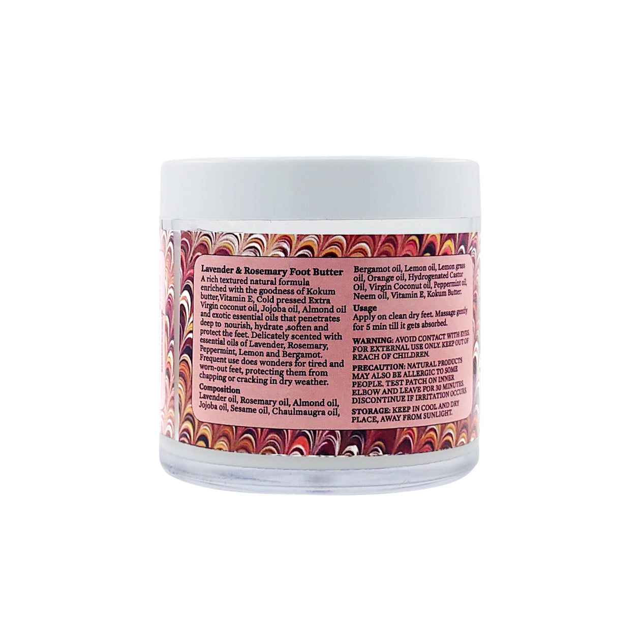 Lavender and Rosemary Foot Butter - Relaxes the feet and keeps them soft and supple