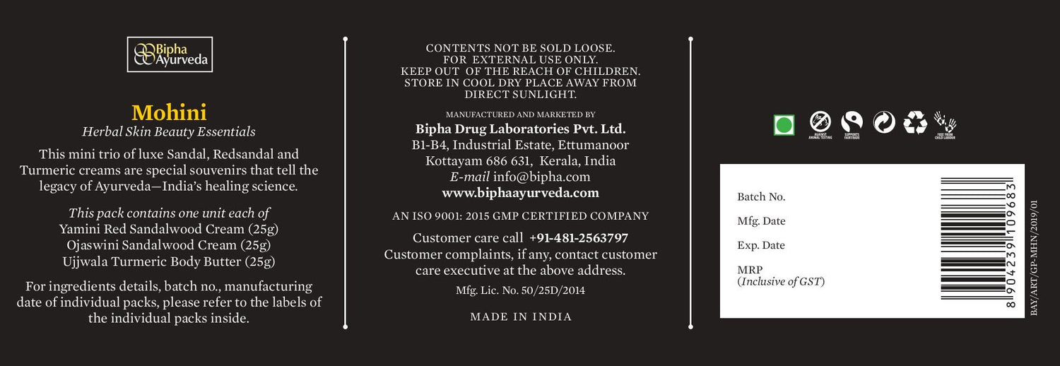 Kovilakom Mohini Herbal Skin Beauty Essentials