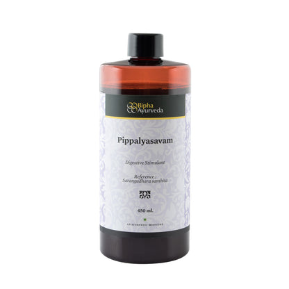 Pippalyasavam - An Ayurveda digestive stimulant and appetizer 450 ml