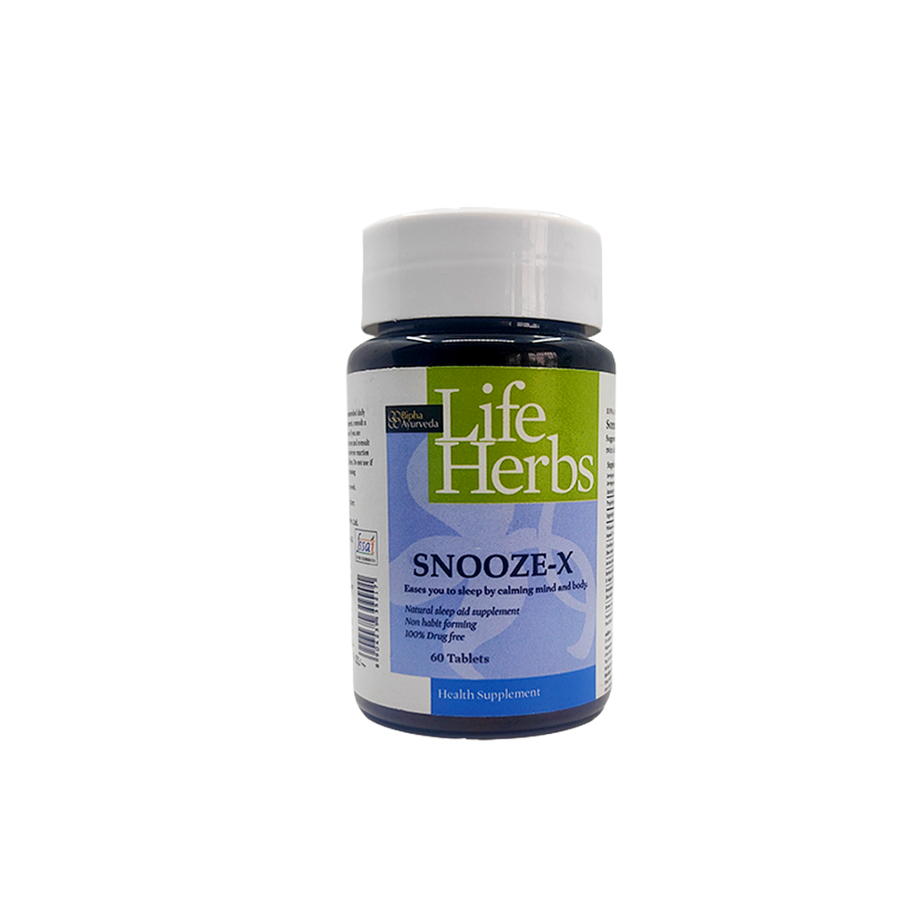 Snooze-X Veg Capsule- Herbal Supplement for Good Sleep