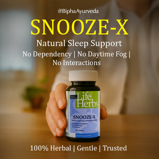 Snooze-X Veg Capsule- Herbal Supplement for Good Sleep