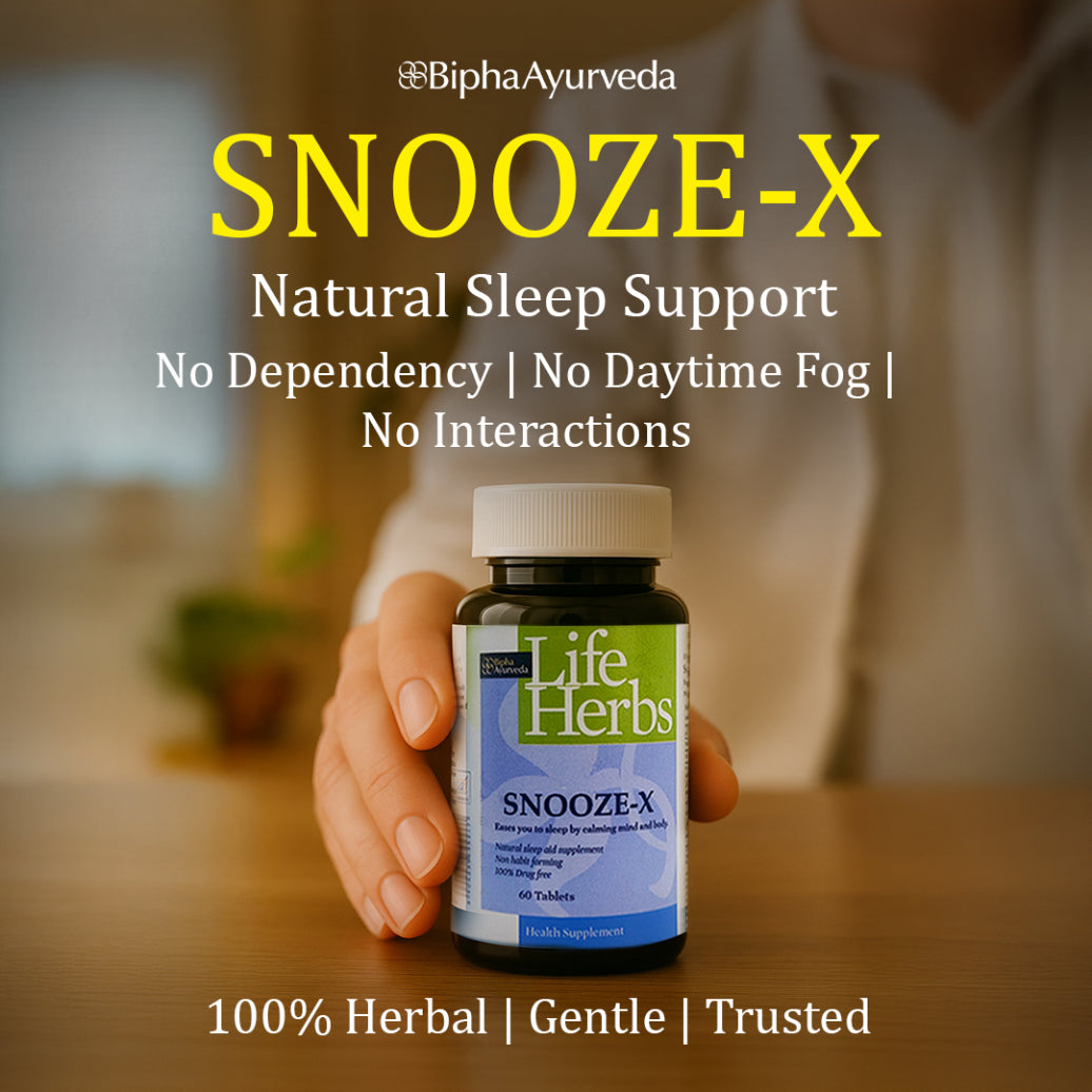 Snooze-X Veg Capsule- Herbal Supplement for Good Sleep