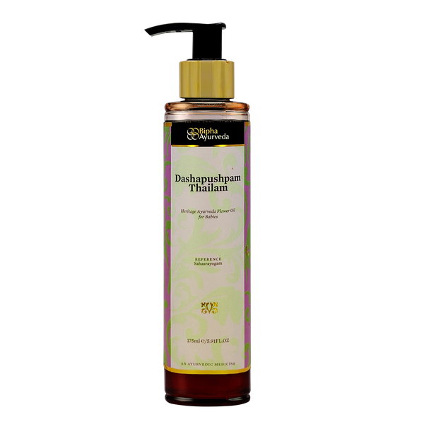 Dashapushpam Thailam - Heritage Ayurveda Flower Oil for Babies 175 ml