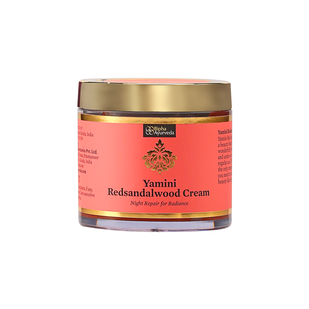 Yamini Redsandalwood Night Cream for Flawless Youthful Skin enriched with Natural Butters, Essential oils and Pure Active Herbs 75 gm