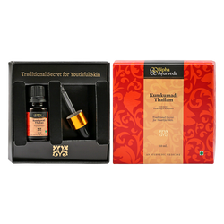 Kumkumadi Thailam-Ayurvedic Beauty Serum for Radiant Skin.Made from Pure concentrated Kashmir saffron & other exotic herbs to enhance skin tone-10 ml