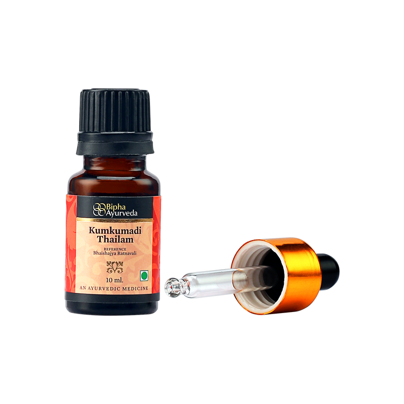 Kumkumadi Thailam-Ayurvedic Beauty Serum for Radiant Skin.Made from Pure concentrated Kashmir saffron & other exotic herbs to enhance skin tone-10 ml