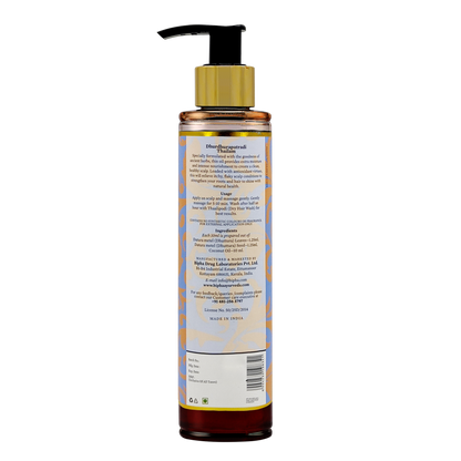 Dhurdhurapathradi Ayurveda oil - Traditional ayurveda recipe for dandruff control and healthy scalp . 100 % Natural formulation- 175ml