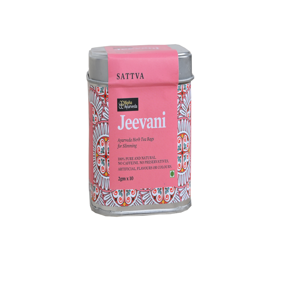 Sattva Jeevani Ayurveda Herb Tea Bags  for Slimming 2 gm x 10 sachets