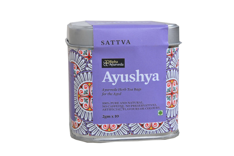 Sattva -Ayushya Ayurveda Herb Tea Bags for the Aged 2 gm x 10 sachets