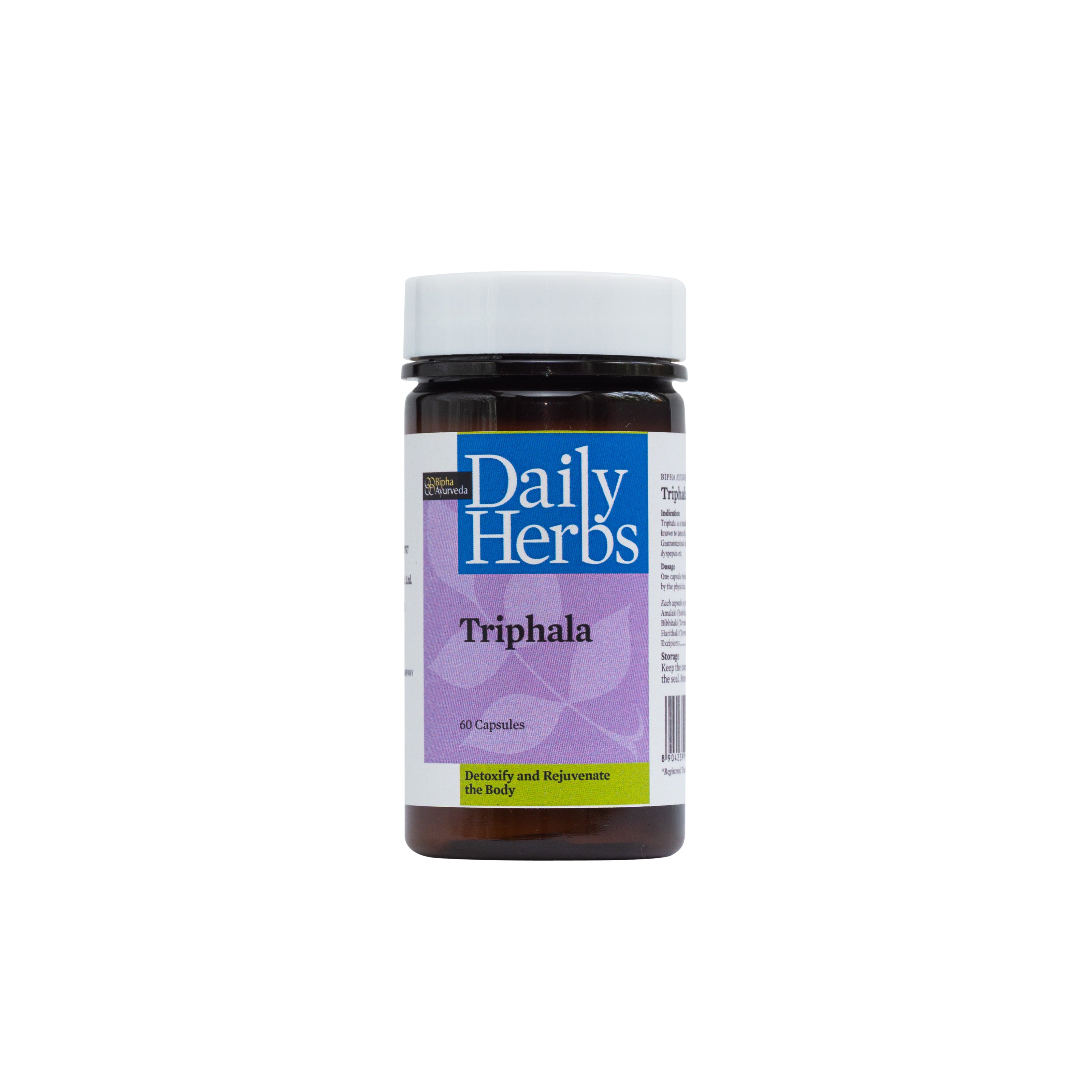 Triphala -Pure Triphala standarised extract Veg Capsule for Gastro intestinal health ,  Constipation , IBS,Gastric issues