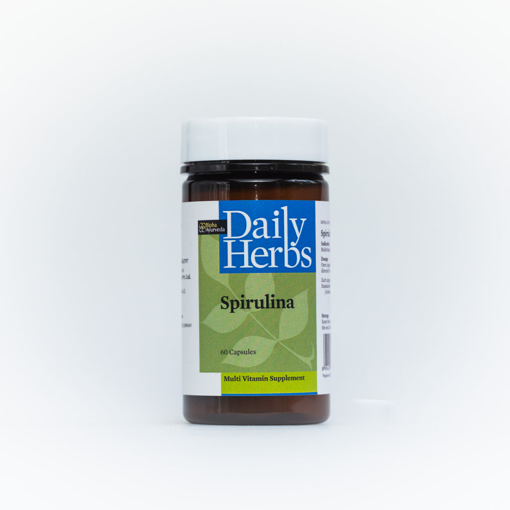 Spirulina Organic Veg Capsule .66 % Protein rich super health food, Low carbs, Vitamin & Mineral rich supplement .High Antioxidant Vegan health food