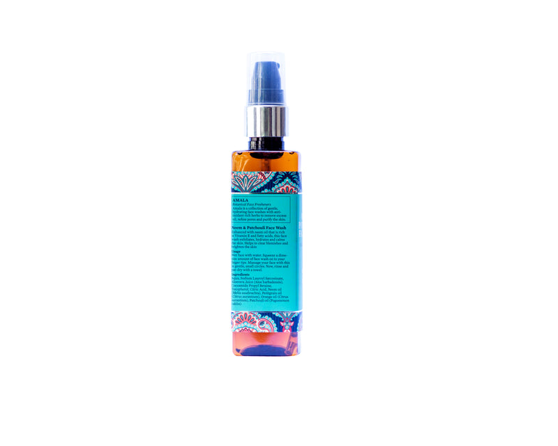 Neem & Patchouli Face Wash-Protects and hydrates your skin 90 ml