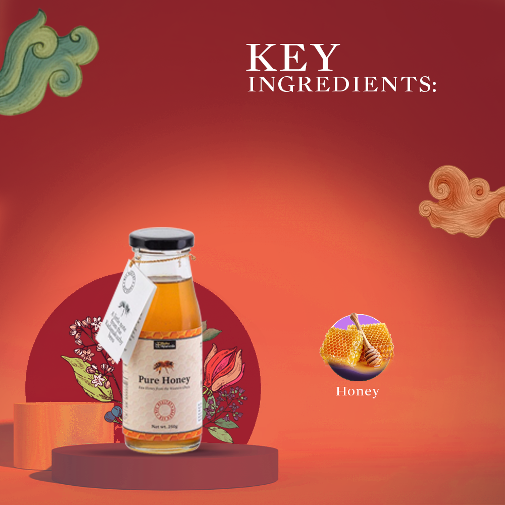 Pure & Organic Honey - Straight from the Nature to Bottles! Rich in Antioxidants-Natural Immunity Booster!