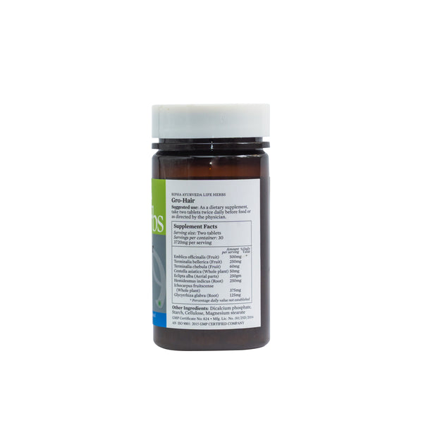 Gro-Hair Tablet Supplement for Healthy Strong Hair