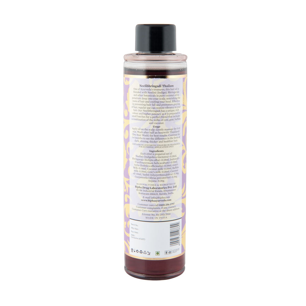 Neelibhringadi Thailam Ingredients and Usage
