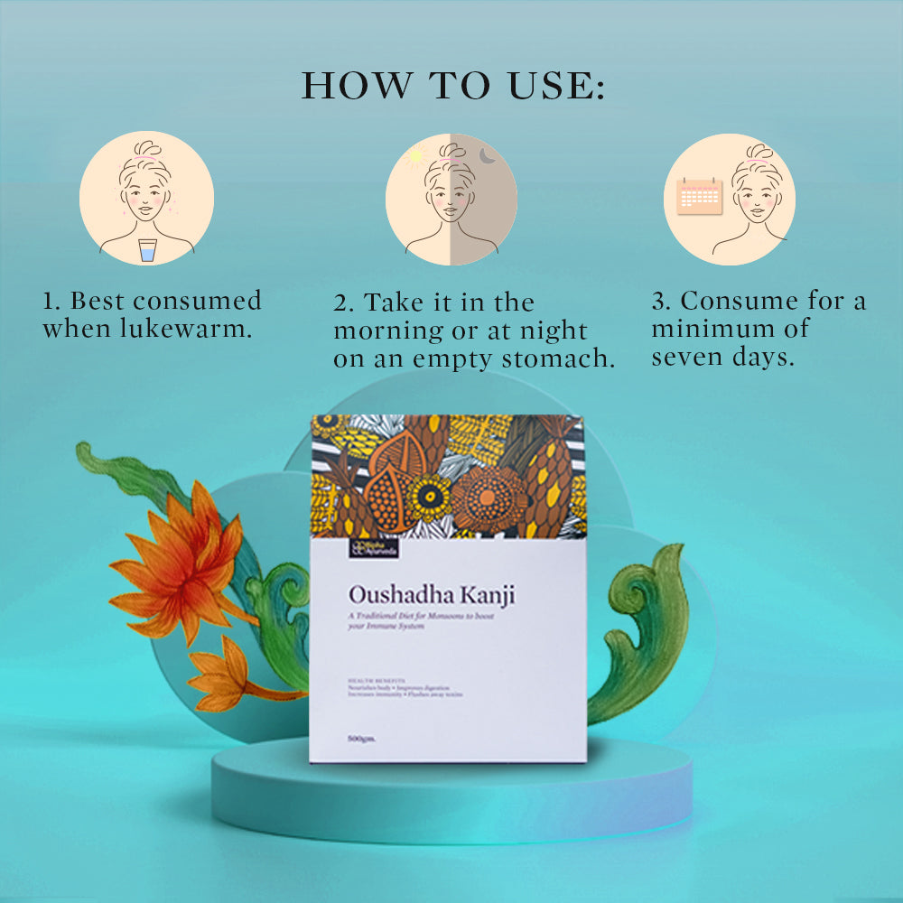Oushada Kanji (Karkidaka Kanji) A traditional Diet for Monsoons to boost your Immune System -500 gm