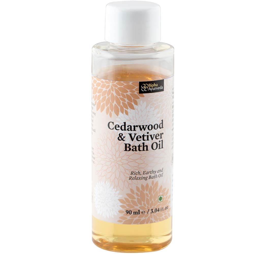 Cedarwood & Vetiver Bath Oil - Rich, Earthy and Relaxing Bath Oil 90 ml