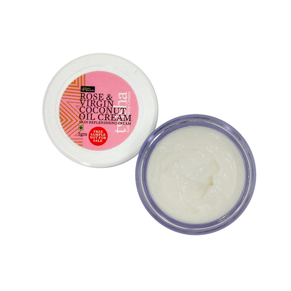 Tvisha - Rose & Virgin Coconut Oil Cream Sample 10 gm