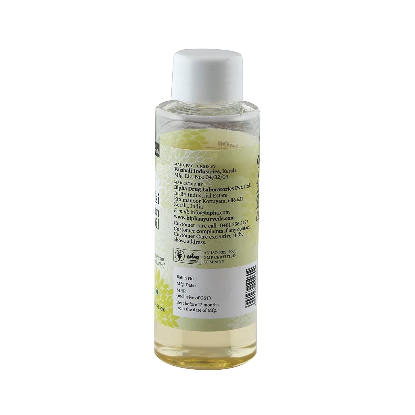 Tulsi And Lemon Bath Oil - Energise your Body and Mind