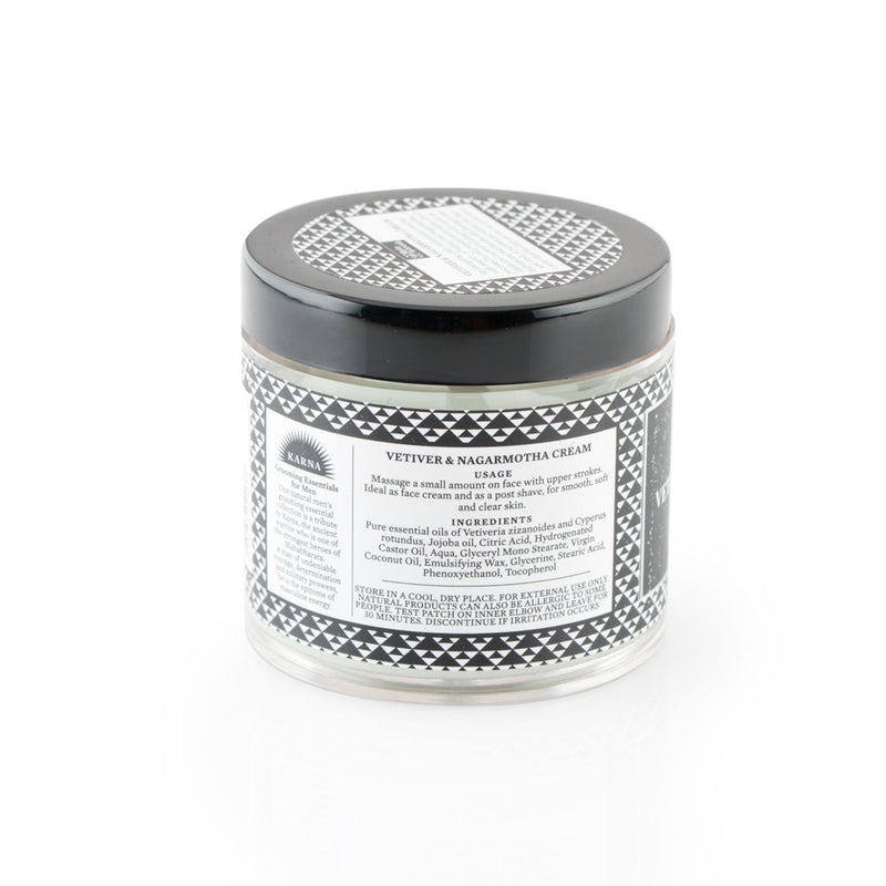Ingredients & Usage of Vetiver & Nagarmotha Cream